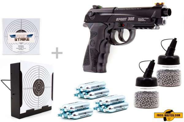 Borner Sport 306 P CO2 Pistole BB Gun Air Pistol, 4,5mm (.177) Stahlrundkugeln Borner Sport 306 P CO2 Pistole BB Gun Air Pistol, 4,5mm (.177) Stahlrundkugeln