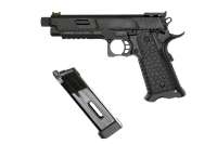 Vorschau: NxWerks NX 1911 BOA CO2-Luftpistole Kal. 4,5mm Stahl-BB Blowback Metallschlitten schwarz (Foto 5) Vorschau: NxWerks NX 1911 BOA CO2-Luftpistole Kal. 4,5mm Stahl-BB Blowback Metallschlitten schwarz (Foto 5)