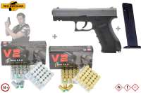ZORAKI 917- Komplett Set - Schreckschuss-Pistole Kal. 9mm P.A.K + Munition und Zubehör- ZORAKI 917- Komplett Set - Schreckschuss-Pistole Kal. 9mm P.A.K + Munition und Zubehör-