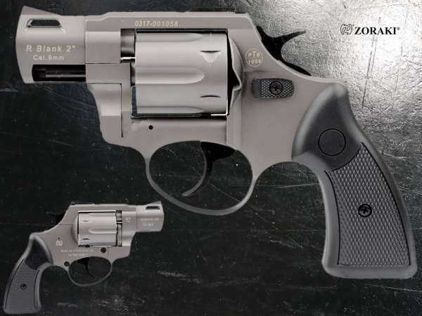 ZORAKI R2 2 Zoll Schreckschuss Revolver Kal. 9 mm R.K. titan B-Ware 2.Wahl