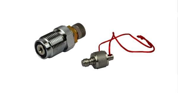 Frist Strike Pressluft DIN Adapter mit Schnellfülladapter