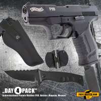 Everydaycarry: Walther P99 Schreckschuss Pistole 9 mm P.A.K. + Holster + Magazin + BlackField Messer Everydaycarry: Walther P99 Schreckschuss Pistole 9 mm P.A.K. + Holster + Magazin + BlackField Messer