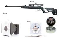 Crosman Vital Shot Knicklauf Luftgewehr Zielfernrohr Kugelfang Diabolos Set Crosman Vital Shot Knicklauf Luftgewehr Zielfernrohr Kugelfang Diabolos Set