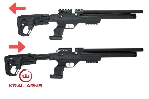 Kral Arms Puncher NP-03 Pressluftgewehr Kal. 4,5mm Diabolo mit 14-Schuss Magazin schwarz