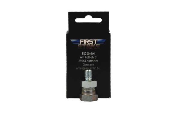 Frist Strike PCP Verbindungsstecker: Männlich 1/8“BSP auf Weiblich 1/4“BSP