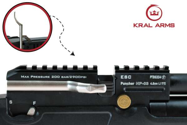 Kral Arms Puncher NP-03 Pressluftgewehr Kal. 4,5mm Diabolo mit 14-Schuss Magazin schwarz
