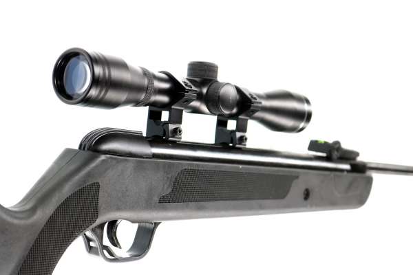 5-tlg First Strike Bearhunter Knicklauf Luftgewehr Zielfernrohr Kugelfang Diabolos Set