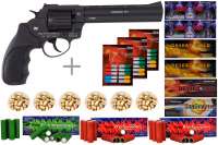 Schreckschuss Silvester Set XXL Zoraki R1 6" Revolver Schwarz + 600 Teile Schreckschuss Silvester Set XXL Zoraki R1 6" Revolver Schwarz + 600 Teile