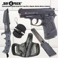 Everydaycarry: Zoraki 914 Schreckschusspistole 9mm P.A.K. Schwarz + Magazin + Holster + Messer Everydaycarry: Zoraki 914 Schreckschusspistole 9mm P.A.K. Schwarz + Magazin + Holster + Messer
