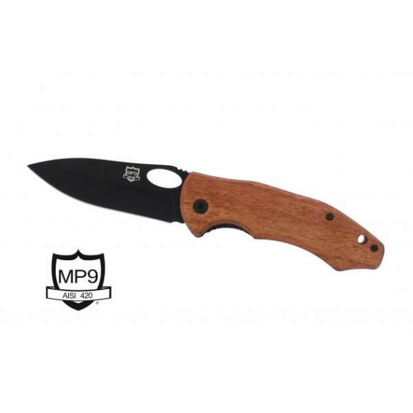 MP9 Black Padauk Einhandmesser