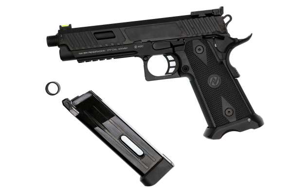 NxWerks NX 1911 Pendragon CO2-Luftpistole Kal. 4,5mm Stahl-BB Blowback Metallschlitten schwarz (Foto 5)