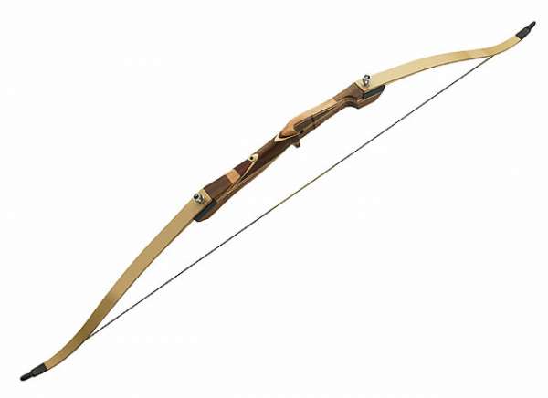 Recurve-Bogen, 60 Zoll, Zuggewicht 16 lbs.