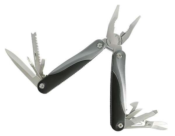Herbertz Multitool, Aluminium-Schalen, Nylonetui
