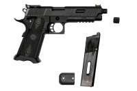 Vorschau: NxWerks NX 1911 Pendragon CO2-Luftpistole Kal. 4,5mm Stahl-BB Blowback Metallschlitten schwarz (Foto 6) Vorschau: NxWerks NX 1911 Pendragon CO2-Luftpistole Kal. 4,5mm Stahl-BB Blowback Metallschlitten schwarz (Foto 6)