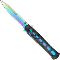 Stiletto rainbow black  Stiletto rainbow black