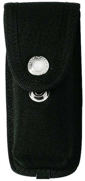 Messer-Etui aus Cordura, schwarz, Heftlänge 13-14 cm