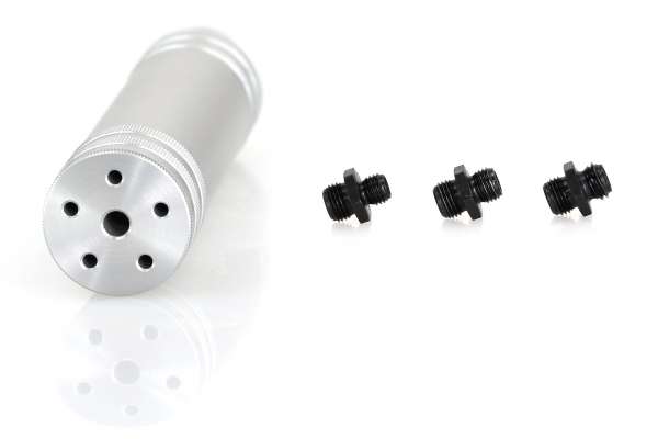 Silah Schalldämpfer Silber für Schreckschusspistolen & Schreckschussrevoler