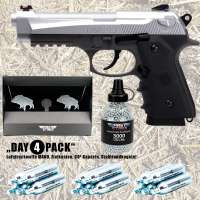 Komplettset: Crosman CO² Pistole Mako 4,5 mm BB + Zielkasten + CO² Kapseln + 3000 Stahlrundkugeln Komplettset: Crosman CO² Pistole Mako 4,5 mm BB + Zielkasten + CO² Kapseln + 3000 Stahlrundkugeln