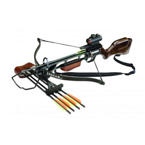 Recurve Armbrust JAGUAR 175 lbs., Holz-Optik