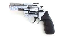 Vorschau: Schreckschuss Set: Zoraki Revolver R1 2,5 Zoll Chrom + 50 Platz- / + 10 Pfefferpatron Vorschau: Schreckschuss Set: Zoraki Revolver R1 2,5 Zoll Chrom + 50 Platz- / + 10 Pfefferpatron