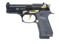 GSG Compact Schreckschusspistole / Gaspistole, schwarz-gold GSG Compact Schreckschusspistole / Gaspistole, schwarz-gold