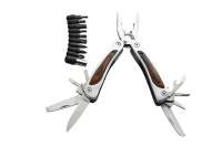 Herbertz Multitool, Leichtmetall-Gehäuse, Pakkaholz-Einlagen Herbertz Multitool, Leichtmetall-Gehäuse, Pakkaholz-Einlagen