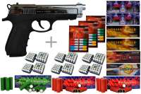 Schreckschuss Silvester Set XXL Zoraki 918 Chrom + 600 Teile Schreckschuss Silvester Set XXL Zoraki 918 Chrom + 600 Teile