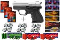 Schreckschuss Silvester Set XXL Zoraki 906 Chrom matt + 600 Teile Schreckschuss Silvester Set XXL Zoraki 906 Chrom matt + 600 Teile
