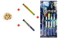Silvester Schreckschuss Set: 42 Teile Zink Feuerwerk + 50 Stk. 9mm R.K. (Revolver) Silvester Schreckschuss Set: 42 Teile Zink Feuerwerk + 50 Stk. 9mm R.K. (Revolver)