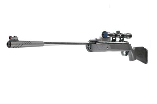 5-tlg First Strike Bearhunter Knicklauf Luftgewehr Zielfernrohr Kugelfang Diabolos Set