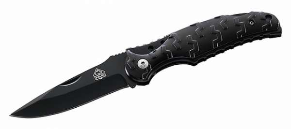 Puma TEC Taschenmesser, AISI 420, Aluminium, schwarz, Clip