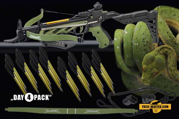 Hunting Gear Deals: Pistolenarmbrust + Pfeile + Ersatzbogen + Ersatzsehne-Copy