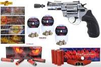 Schreckschuss Silvester Set XXL Zoraki R1 2,5 Zoll Revolver inkl. 150 Stk. Effekt + 150 Stk. 9 mm R.K. Schreckschuss Silvester Set XXL Zoraki R1 2,5 Zoll Revolver inkl. 150 Stk. Effekt + 150 Stk. 9 mm R.K.