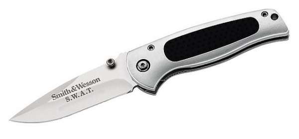 Smith and Wesson SWAT-Knife, Stahl 440 A, Aluminium-Heft, Elasto