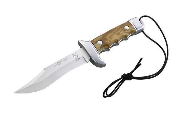 Nieto-Bowie-Messer, Stahl AN.58, Olivenholz-Schalen, Klinge 11