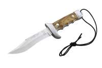 Nieto-Bowie-Messer, Stahl AN.58, Olivenholz-Schalen, Klinge 11 Nieto-Bowie-Messer, Stahl AN.58, Olivenholz-Schalen, Klinge 11