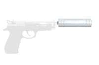 Vorschau: Silah Schalldämpfer für Schreckschusspistolen & Schreckschussrevoler (Beispiel: Zoraki 918) Vorschau: Silah Schalldämpfer für Schreckschusspistolen & Schreckschussrevoler (Beispiel: Zoraki 918)