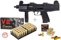 Schreckschuss Set: Ekol ASI Schwarz + 50 Platz- / + 10 Pfefferpatronen 9mm P.A.K. Schreckschuss Set: Ekol ASI Schwarz + 50 Platz- / + 10 Pfefferpatronen 9mm P.A.K.