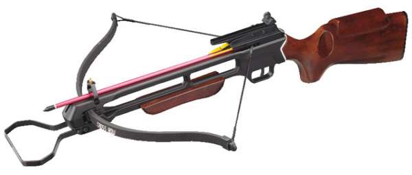 Armbrust m. Holzschaft Creek II, 150 lbs.