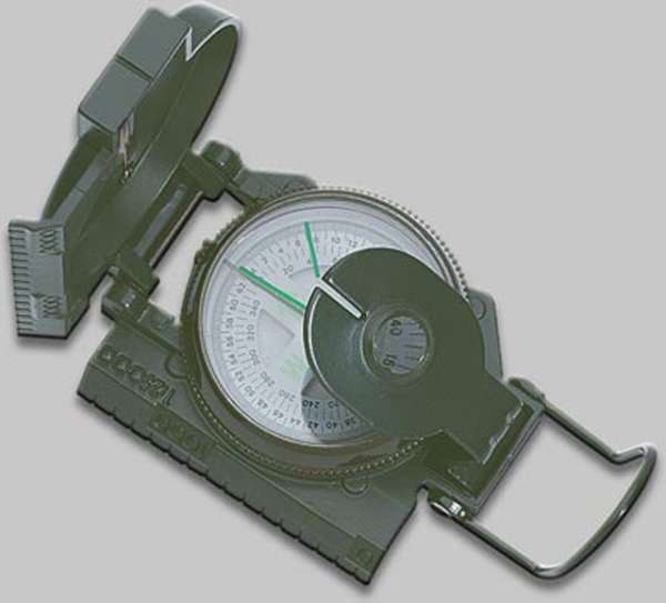 Marschkompaß, Metallgehäuse