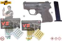 ZORAKI M 906 - Komplett Set - Schreckschuss-Pistole Kal. 9mm P.A.K + Munition und Zubehör ZORAKI M 906 - Komplett Set - Schreckschuss-Pistole Kal. 9mm P.A.K + Munition und Zubehör