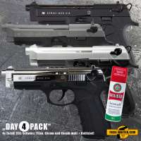 Everydaycarry: 4x Zoraki 918 Schreckschusspistole 9mm P.A.K. Schwarz, Titan, Chrom matt, Chrom Everydaycarry: 4x Zoraki 918 Schreckschusspistole 9mm P.A.K. Schwarz, Titan, Chrom matt, Chrom