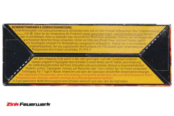 Zink Feuerwerk: Devils Tail, Sternbombetten, Kal. 15 mm, 20 Teile