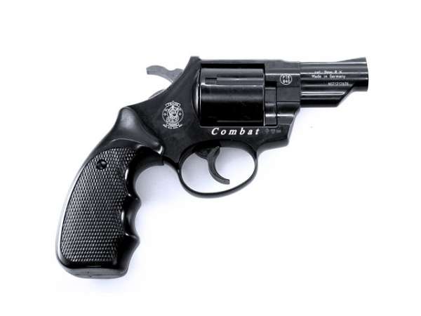 Smith&Wesson Combat Gas Revolver brüniert
