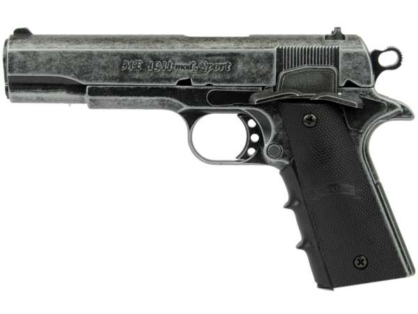 ME Mod. 1911 SPORT Schreckschuss Pistole Gas Alarm Signal Pistole 9 mm P.A.K. antik look KG