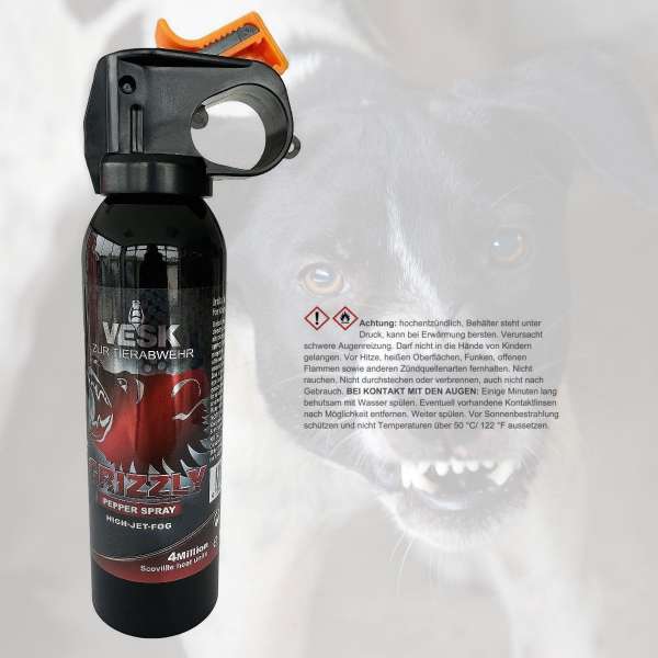 VESK: GRIZZLY Pfefferspray 200 ml  EXTRA STRONG (Foto 2)