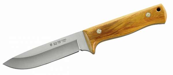 Nieto Gürtelmesser, Klinge 11 cm, Stahl AN.58, weißes Ebenholz,