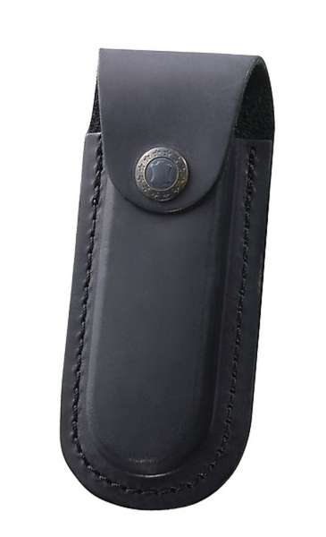 Leder-Etui, schwarz, für Messer mit 11 cm Heftlänge
