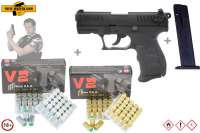 Walther P22 Ready - Komplett Set - Schreckschuss-Pistole Kal. 9mm P.A.K + Walther P22 Ready - Komplett Set - Schreckschuss-Pistole Kal. 9mm P.A.K +