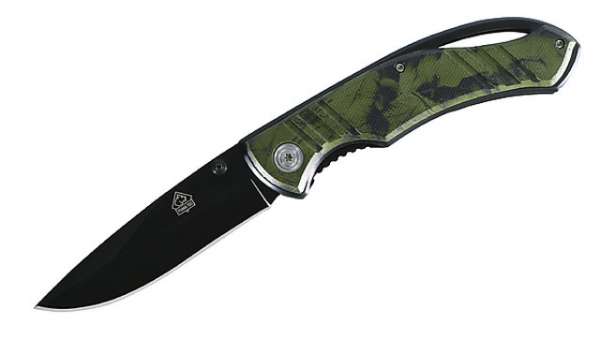 Puma TEC Einhandmesser, AISI 420, G-10-Schalen, Camo-Design